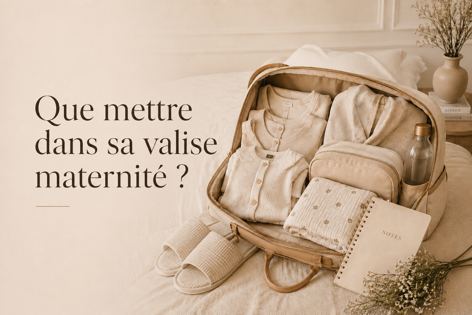 Que mettre dans sa valise de maternité ?