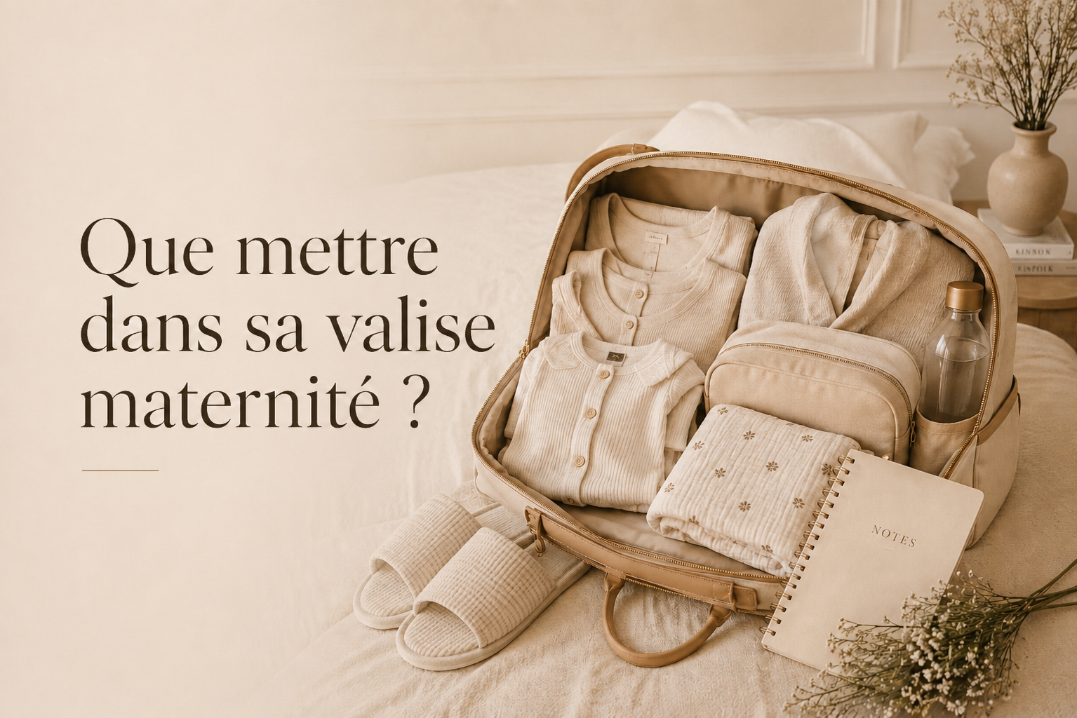 Que mettre dans sa valise de maternité ?