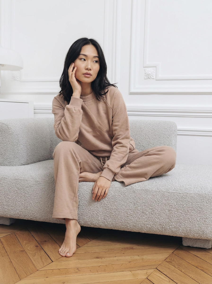 Léa, the Casual One - Zip-up Sweatshirt (for breastfeeding)
