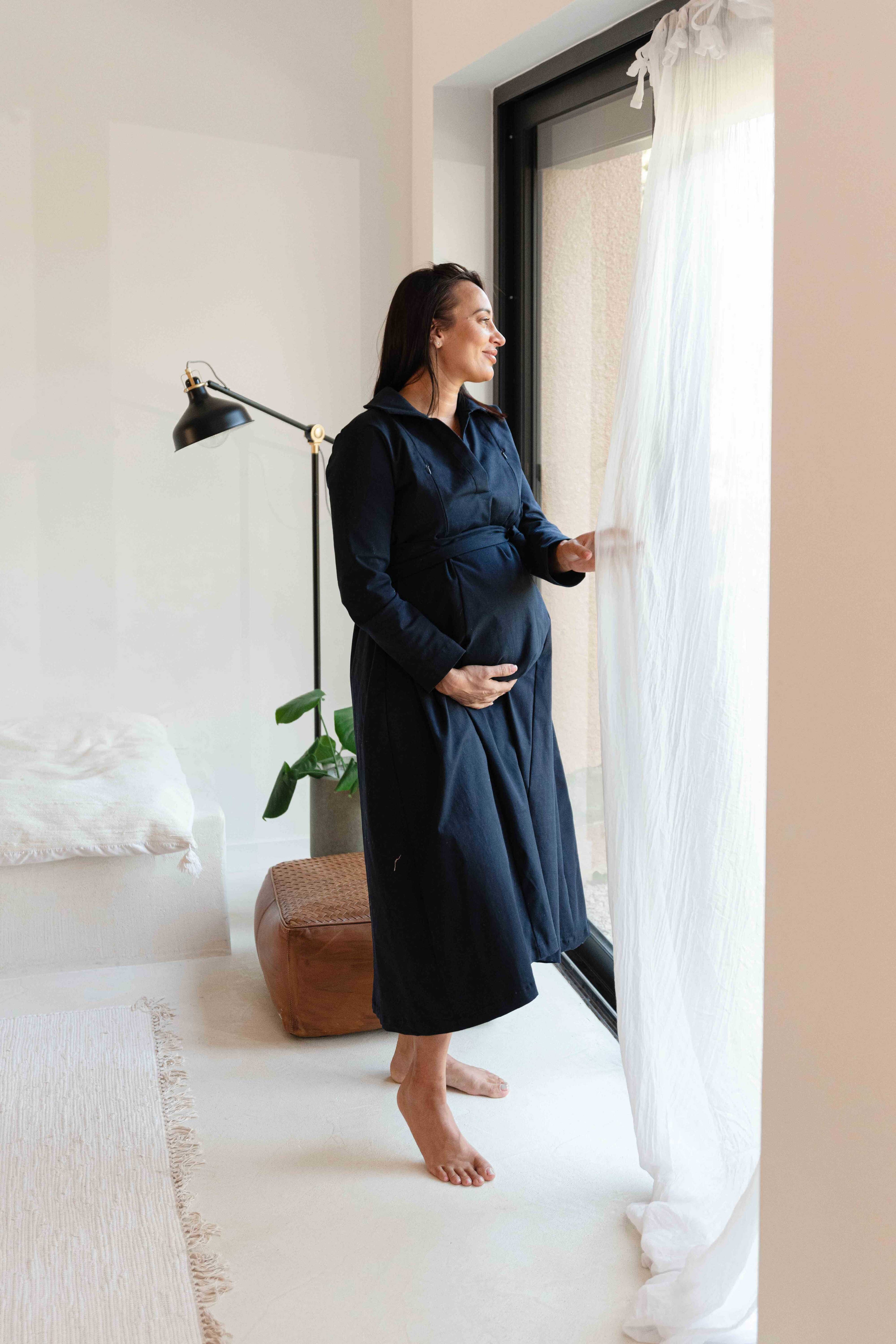 Hana, la Sophistiquée - Robe élégante et longue (allaitement)
