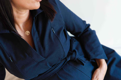 Hana, la Sophistiquée - Robe élégante et longue (allaitement)