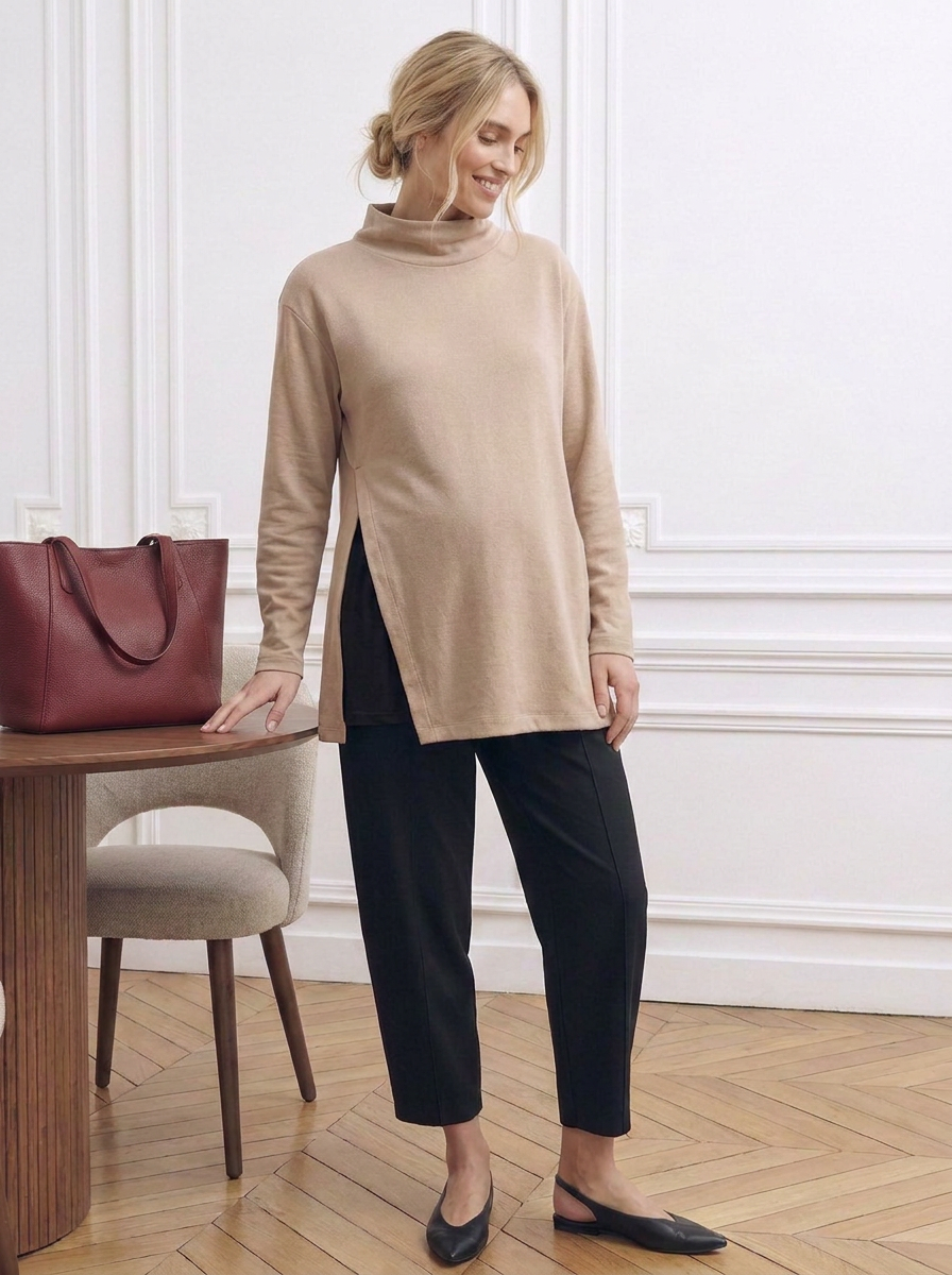 Sarah, the Delicate - Top with side openings (breastfeeding)